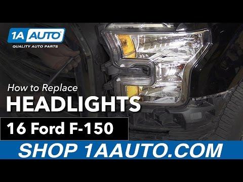 How to Replace Both Headlight Bulbs on a 2016 Ford F-150