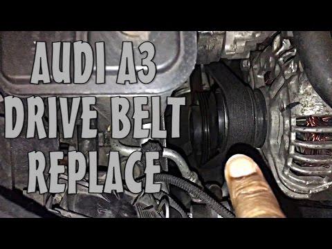 Audi A3 Drive Belt Replace/Check/Inspect - Works on other VAG Group Cars VW,Seat, Skoda