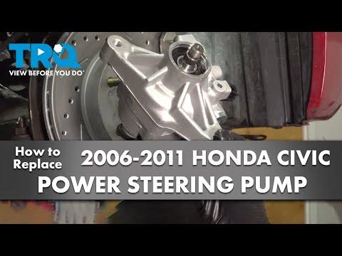 How to Replace Power Steering Pump 2006-2011 Honda Civic