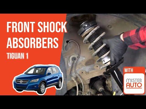 How to replace the front shock absorbers Tiguan mk1 ➿
