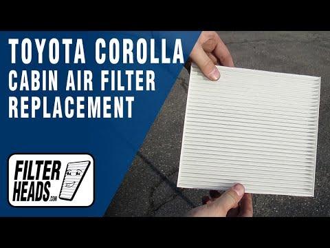 How to Replace Cabin Air Filter 2007 Toyota Corolla | AQ1044
