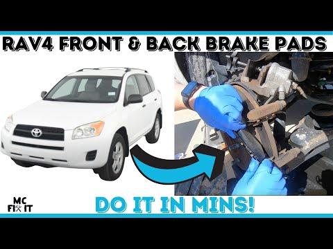 How to Replace Front &amp; Rear Brake Pads - Toyota Rav4 2007 - 2012 (3rd Generation) [Complete Guide]