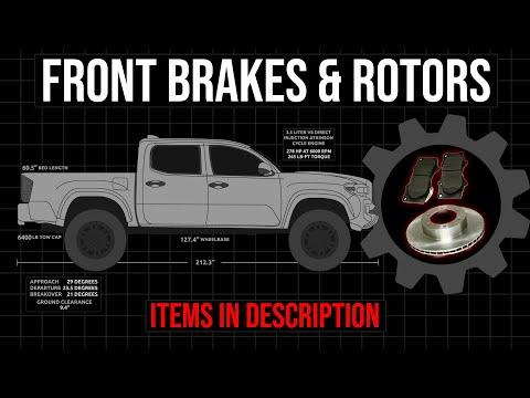 How to Replace Front Brake Pads and Rotors on a 2005-2023 Toyota Tacoma