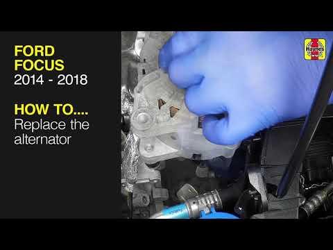 How to Replace the alternator on the Ford Focus 2014 to 2018