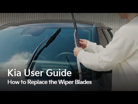 How to Replace Front Windshield Wiper Blades on a 2016 Kia Cadenza