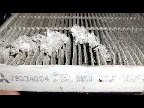 2016 Mitsubishi Outlander cabin air filter change