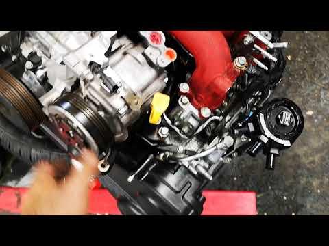 Subaru air conditioning compressor removal