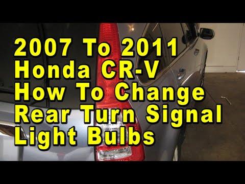 How to Replace Rear Turn Signal Bulb (7440) on a 2005-2016 Honda CR-V