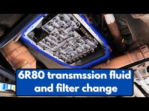 How to change transmission fluid and filter 6R80 transmission ( F150 )