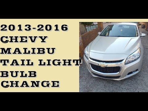 How to replace change Tail Light Bulbs in Chevrolet Malibu