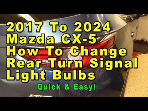 How to Replace Rear Turn Signal Bulbs on a 2013-2018 Mazda CX-5