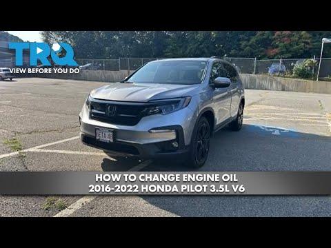 How to Change Engine Oil 2016-2022 Honda Pilot 3.5L V6