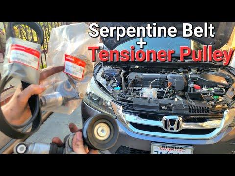 How to Replace the Serpentine Belt on a 2015-2020 Acura TLX (Drive Belt Guide) (Engine: Inline 4 2.4L)