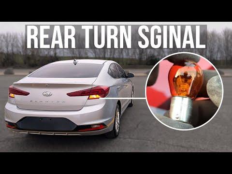 How to Replace Rear Turn Signal Bulb - Hyundai Elantra (2019-2020)