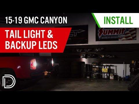 How to Install 2015-2022 GMC Canyon Tail Light &amp; Backup LEDs | Diode Dynamics