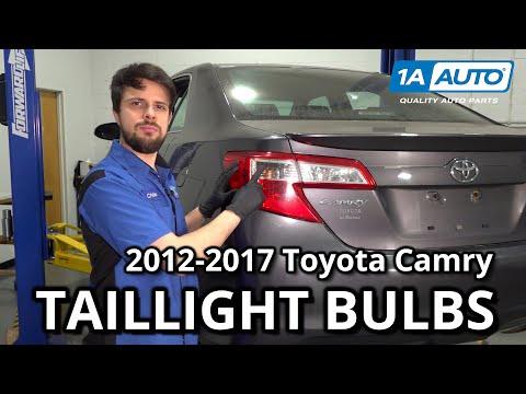 How to Replace Both Taillight Bulbs on a 2004-2018 Toyota Camry (Left & Right) (Trim: Hybrid SE)