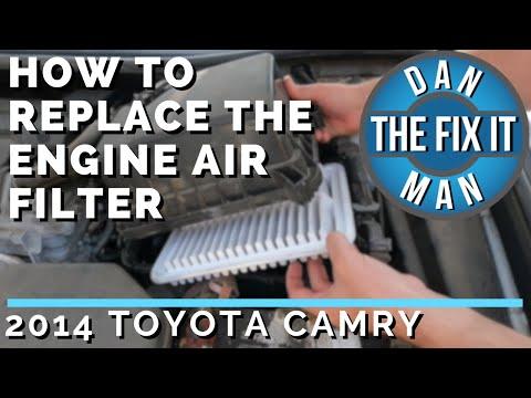 2012 - 2014 Toyota Camry - How to Replace the Engine Air Filter - Easy DIY!