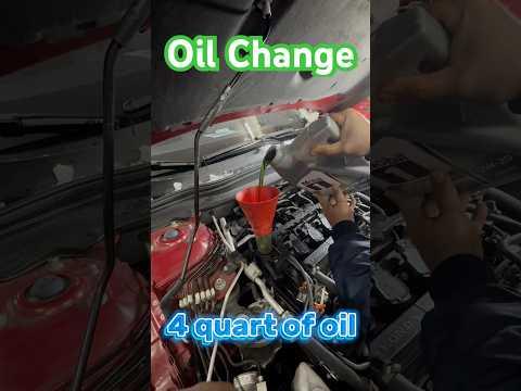 2022 Honda Accord oil change