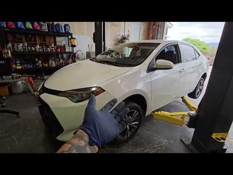 2017 Toyota Corolla transmission oil drain and refill