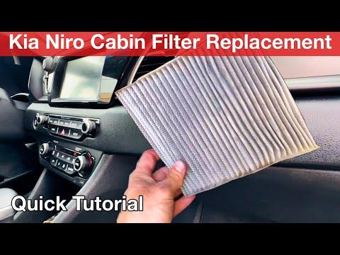 How to Replace the Cabin Air Filter on a 2017-2025 Kia Niro (Glove Box Method) (Engine: Inline 4 1.6L)