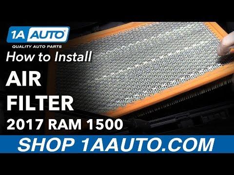 How to Replace Engine Air Filter 09-18 Ram 1500