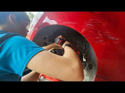 Replacing rear shocks on a Veloster