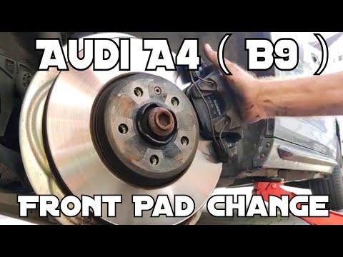Audi A4 (B9) front pad change