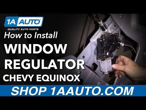 How to Replace Front Window Regulator 10-17 Chevy Equinox