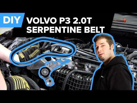 How to Replace the Serpentine Belt on a 2015-2021 Volvo S60 (Trim: T5 | Engine: Inline 5 2.5L)