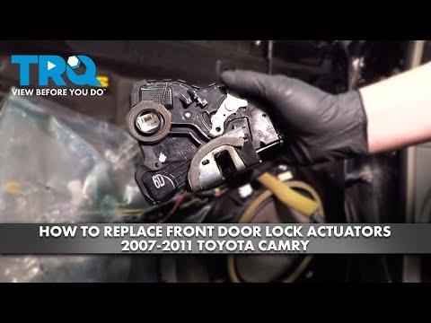 How to Replace the Front Door Lock Actuator (Latch) on a 2011 Toyota Camry