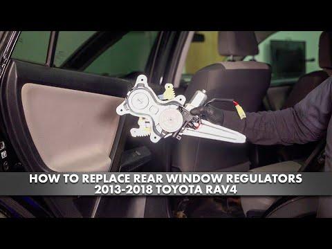 How to Replace Rear Window Regulators 2013-2018 Toyota Rav4