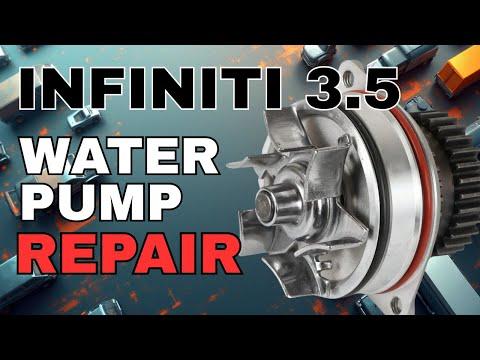 How to Replace the Water Pump on a 2014-2016 INFINITI QX60 3.5L (VQ35) (Engine: V6 3.5L)