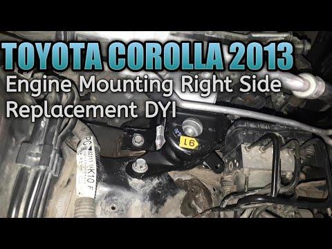 TOYOTA COROLLA 2013 Engine Mounting Right Side Replacement DIY
