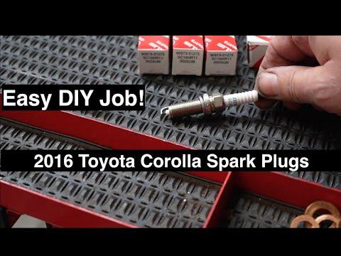 How to Replace Spark Plugs on a 2009-2019 Toyota Corolla (Engine: Inline 4 1.8L)