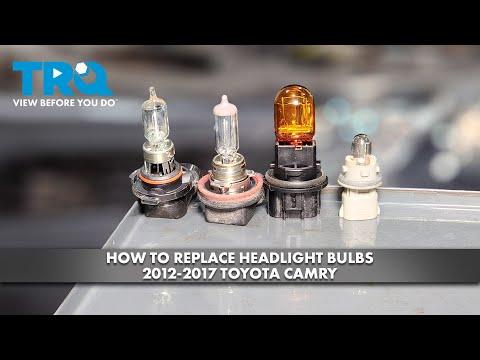 How to Replace Headlight Bulbs 2012-2017 Toyota Camry