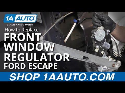 How to Replace Front Window Regulator 08-12 Ford Escape