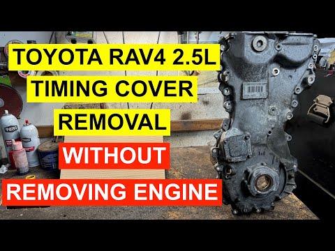 Toyota RAV4 2.5L Timing Chain Cover Removal - No Engine Removal - 2008 &amp; Up