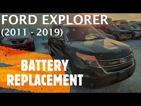 Ford Explorer - BATTERY REMOVAL / REPLACEMENT (2011 - 2019)