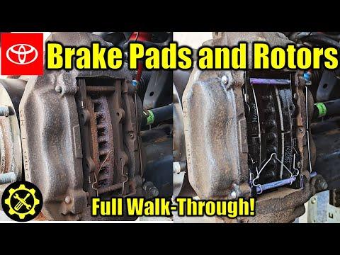 2007-2021 Toyota TUNDRA and 2008-2022 Toyota SEQUOIA Brake Pad and Rotor Replacement!