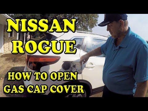 Nissan Rogue How to Open the Gas Cap Cover