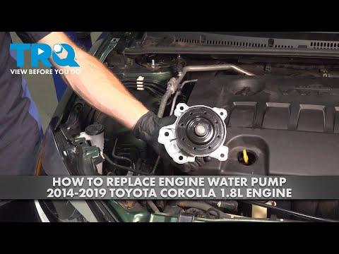 How to Replace the Water Pump on a 2014-2019 Toyota Corolla (Trim: S | Engine: Inline 4 1.8L)