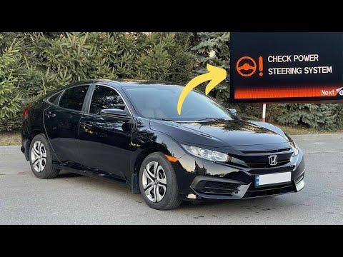 “Check power steering system” warning in Honda Civic