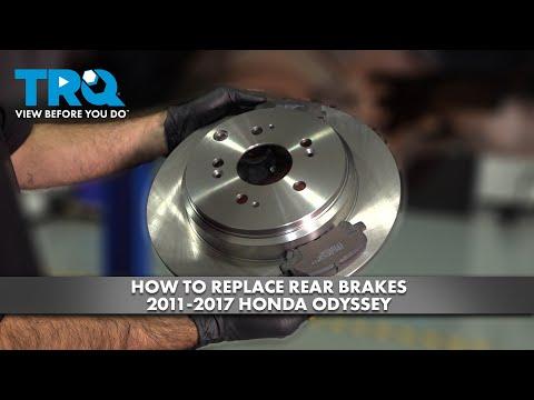 How to Replace Rear Brakes 2011-2017 Honda Odyssey