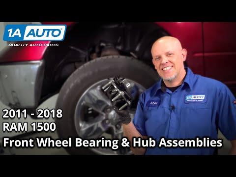 How to Replace Front Wheel Bearing &amp; Hub Assemblies 2011-2018 Ram 1500