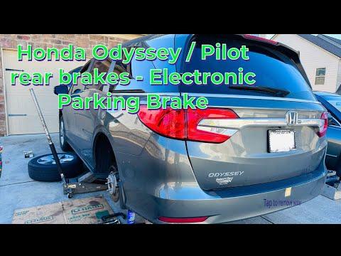 2018 - 2023 Honda Odyssey / Pilot rear brake pads with electronic parking brake