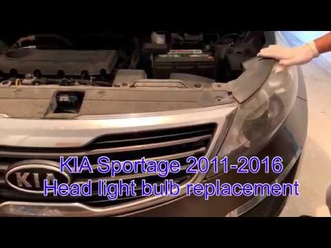 2011-2016 Kia Sportage Headlight Bulb Replacement