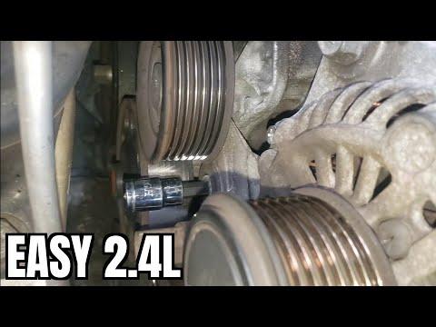 2013 2017 Honda Accord Alternator Replace How to 2.4 2014 2015 2016 Install Remove