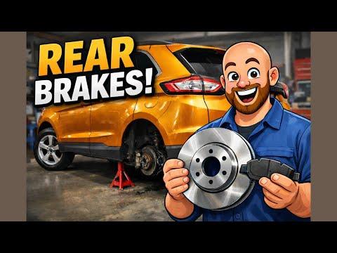 2016 Ford Edge Rear Brake Replacement DIY | Easier Than You Think! (Pads &amp; Rotors)