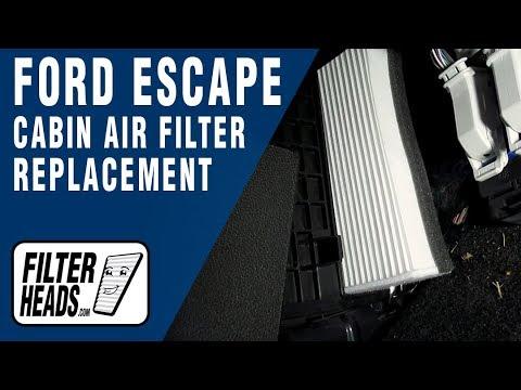 How to Replace Cabin Air Filter 2016 Ford Escape | AQ1211