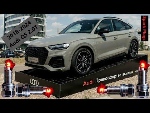 2018-2024 Audi Q5 Spark Plugs 2.0T Tube Ignition Coils Replacement Severe Engine Performance